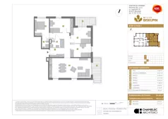 5 pokoi, mieszkanie 101,66 m², piętro 1, oferta nr S/6, Wille Biskupin 2.1, Wrocław, Biskupin-Sępolno-Dąbie-Bartoszowice, Śródmieście, ul. K. Olszewskiego