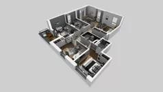 5 pokoi, mieszkanie 101,66 m², piętro 1, oferta nr S/6, Wille Biskupin 2.1, Wrocław, Biskupin-Sępolno-Dąbie-Bartoszowice, Śródmieście, ul. K. Olszewskiego