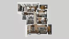 5 pokoi, mieszkanie 101,66 m², piętro 2, oferta nr S/9, Wille Biskupin 2.1, Wrocław, Biskupin-Sępolno-Dąbie-Bartoszowice, Śródmieście, ul. K. Olszewskiego