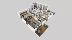 5 pokoi, mieszkanie 101,66 m², piętro 2, oferta nr S/9, Wille Biskupin 2.1, Wrocław, Biskupin-Sępolno-Dąbie-Bartoszowice, Śródmieście, ul. K. Olszewskiego