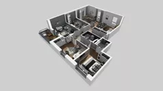 5 pokoi, mieszkanie 101,66 m², piętro 1, oferta nr T/6, Wille Biskupin 2.1, Wrocław, Biskupin-Sępolno-Dąbie-Bartoszowice, Śródmieście, ul. K. Olszewskiego