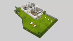 5 pokoi, mieszkanie 103,92 m², parter, oferta nr B/3, Apartamenty Kamieńskiego, Wrocław, Karłowice-Różanka, ul. Kamieńskiego 53a