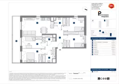 5 pokoi, mieszkanie 92,95 m², piętro 7, oferta nr C/128, Przystanek Prądnik 2, Kraków, Prądnik Biały, Górka Narodowa, ul. Meiera