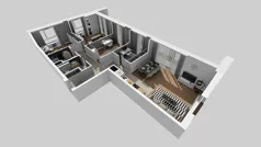 5 pokoi, mieszkanie 95,90 m², piętro 3, oferta nr C/20, Przystanek Prądnik 2, Kraków, Prądnik Biały, Górka Narodowa, ul. Meiera