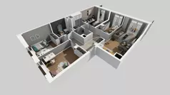 5 pokoi, mieszkanie 92,72 m², piętro 6, oferta nr C/125, Przystanek Prądnik 2, Kraków, Prądnik Biały, Górka Narodowa, ul. Meiera