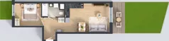 2 pokoje, mieszkanie 44,01 m², parter, oferta nr E/147, Apartamenty Literacka bud. E i F, Warszawa, Bielany, Piaski, ul. Literacka