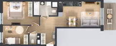3 pokoje, mieszkanie 56,30 m², piętro 1, oferta nr B/68, Bokserska 71 etap 2.2, Warszawa, Ursynów, Wyczółki, ul. Bokserska 71