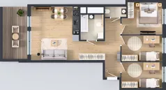 4 pokoje, mieszkanie 74,31 m², piętro 4, oferta nr B/25, Osiedle Urbino 4, Warszawa, Włochy, Raków, ul. Szybka