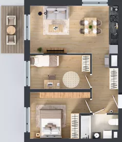 3 pokoje, mieszkanie 53,50 m², piętro 1, oferta nr D/4, Przystanek Prądnik, Kraków, Prądnik Biały, Górka Narodowa, ul. ks. Józefa Meiera 70