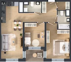 3 pokoje, mieszkanie 67,98 m², piętro 7, oferta nr D/92, Przystanek Prądnik, Kraków, Prądnik Biały, Górka Narodowa, ul. ks. Józefa Meiera 70