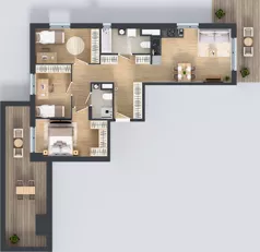 4 pokoje, mieszkanie 81,37 m², piętro 1, oferta nr D/8, Osiedle Urbino 4.2, Warszawa, Włochy, Raków, ul. Szybka