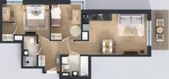 3 pokoje, mieszkanie 58,67 m², parter, oferta nr D/30, Bokserska 71 etap 2.3, Warszawa, Ursynów, Wyczółki, ul. Bokserska
