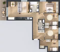 5 pokoi, mieszkanie 88,82 m², piętro 2, oferta nr I/18, Apartamenty Myśliborska Park, Warszawa, Białołęka, Żerań, ul. Myśliborska 11