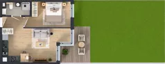 2 pokoje, mieszkanie 37,08 m², parter, oferta nr A/44, Osiedle Wilno 9.2, Warszawa, Targówek, Elsnerów, ul. Rudnicka