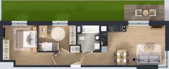 3 pokoje, mieszkanie 59,67 m², piętro 2, oferta nr D/40, Mokotów Sportowy 1.3, Warszawa, Mokotów, Augustówka, ul. Antoniewska