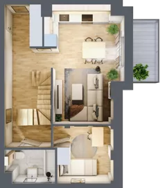 4 pokoje, mieszkanie 72,18 m², piętro 2, oferta nr A/22, Osobowicka 114, Wrocław, Osobowice-Rędzin, Fabryczna, ul. Osobowicka 114