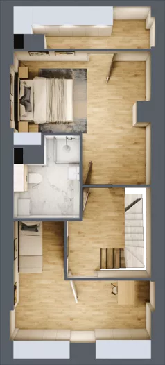 4 pokoje, mieszkanie 72,18 m², piętro 2, oferta nr A/22, Osobowicka 114, Wrocław, Osobowice-Rędzin, Fabryczna, ul. Osobowicka 114