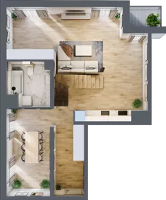 1 pokój, mieszkanie 95,50 m², piętro 3, oferta nr B/20, Osobowicka 114, Wrocław, Osobowice-Rędzin, Fabryczna, ul. Osobowicka 114