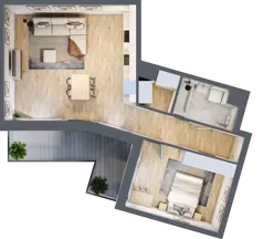2 pokoje, mieszkanie 57,91 m², piętro 5, oferta nr E/130, 29. Aleja, Kraków, Stare Miasto, Warszawskie, ul. Prandoty 10c / al. 29 Listopada