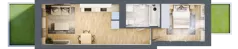 2 pokoje, mieszkanie 38,22 m², parter, oferta nr D/4, Apartamenty Park Matecznego, Kraków, Podgórze, Mateczny, ul. Rydlówka 5