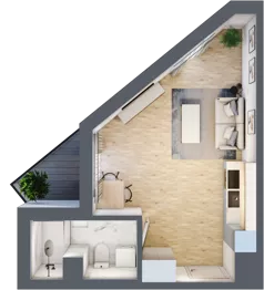 1 pokój, mieszkanie 29,22 m², piętro 1, oferta nr A/32, Metro Zachód etap 6, Warszawa, Bemowo, Chrzanów, ul. Szeligowska