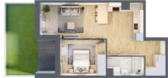 2 pokoje, mieszkanie 47,86 m², parter, oferta nr C/3, 29. Aleja bud. C, Kraków, Stare Miasto, Warszawskie, al. 29 Listopada