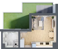 1 pokój, mieszkanie 29,18 m², parter, oferta nr A/5, Hubska 100 etap 2, Wrocław, Huby, Krzyki, ul. Hubska 100