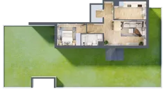 2 pokoje, mieszkanie 49,55 m², parter, oferta nr B/1, Osiedle Rapsodia 2, Wrocław, Karłowice-Różanka, Różanka, ul. Wołowska 5
