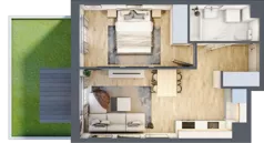 2 pokoje, mieszkanie 39,23 m², parter, oferta nr C/6, Osiedle Rapsodia 2, Wrocław, Karłowice-Różanka, Różanka, ul. Wołowska 5