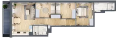 4 pokoje, mieszkanie 77,28 m², parter, oferta nr C/5, Mokotów Sportowy 1 B, Warszawa, Mokotów, Augustówka, ul. Antoniewska