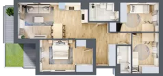 4 pokoje, mieszkanie 74,51 m², parter, oferta nr C/31, Mokotów Sportowy 1 B, Warszawa, Mokotów, Augustówka, ul. Antoniewska