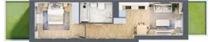2 pokoje, mieszkanie 38,37 m², parter, oferta nr G/4, Apartamenty Park Matecznego bud. F i G, Kraków, Podgórze, Mateczny, ul. Rydlówka / Nowoorawska