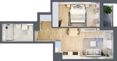 2 pokoje, mieszkanie 38,37 m², piętro 4, oferta nr A/89, Apartamenty Grzybowska 11, Warszawa, Śródmieście, Śródmieście Północne, ul. Grzybowska 11