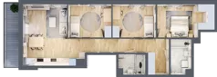 4 pokoje, mieszkanie 81,59 m², piętro 3, oferta nr B/89, Metro Zachód 8 bud. B i D, Warszawa, Bemowo, Chrzanów, ul. Szeligowska