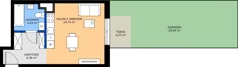 1 pokój, mieszkanie 30,55 m², parter, oferta nr D/37, Metro Zachód 8 bud. B i D, Warszawa, Bemowo, Chrzanów, ul. Szeligowska