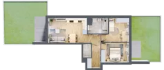 3 pokoje, mieszkanie 57,38 m², parter, oferta nr B/37, Osiedle Urbino 4, Warszawa, Włochy, Raków, ul. Szybka