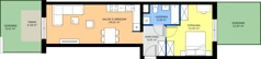 2 pokoje, mieszkanie 46,19 m², parter, oferta nr E/113, Rapsodia 3, Wrocław, Karłowice-Różanka, Różanka, ul. Wołowska