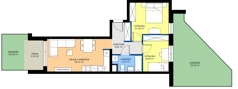 3 pokoje, mieszkanie 56,05 m², piętro 1, oferta nr E/48, Rapsodia 3, Wrocław, Karłowice-Różanka, Różanka, ul. Wołowska