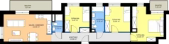 4 pokoje, mieszkanie 78,77 m², piętro 1, oferta nr B1/16, Osiedle Arkadia 2, Wrocław, Polanowice-Poświętne-Ligota, Poświętne, ul. Ramiszowska