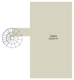 3 pokoje, apartament 81,20 m², piętro 4, oferta nr H/29, Apartamenty Park Matecznego etap 2.2, Kraków, Podgórze, Mateczny, ul. Orawska
