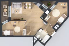5 pokoi, mieszkanie 93,39 m², piętro 2, oferta nr V/112, Miasteczko Nova Sfera 5, Warszawa, Białołęka, Żerań, ul. Marywilska 5