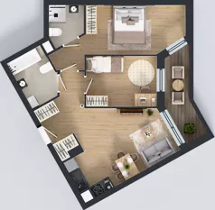 3 pokoje, mieszkanie 59,36 m², piętro 4, oferta nr V/54, Miasteczko Nova Sfera 5, Warszawa, Białołęka, Żerań, ul. Marywilska 5