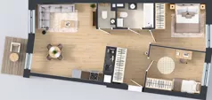 3 pokoje, mieszkanie 62,66 m², piętro 3, oferta nr D-11, Piastova Osada, Warszawa, Ursus, Gołąbki, ul. Henryka II Pobożnego