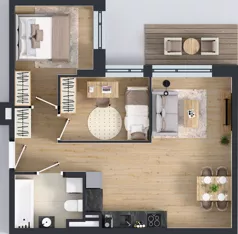 3 pokoje, mieszkanie 50,37 m², piętro 1, oferta nr A/103, Olchowy Park 3, Warszawa, Białołęka, Kobiałka, ul. Marii Callas 20, 20A