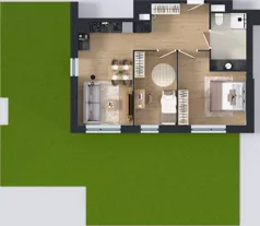 3 pokoje, mieszkanie 58,09 m², parter, oferta nr III/1, Neo Nova Ochota 3, Warszawa, Włochy, Raków, ul. Wojciecha Opackiego 4A