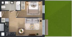 2 pokoje, mieszkanie 37,43 m², piętro 1, oferta nr II/16, Miasteczko Nova Fala 2, Gdynia, Cisowa, ul. Morska 254-262