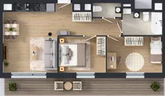 3 pokoje, mieszkanie 55,43 m², piętro 5, oferta nr II/120, Miasteczko Nova Fala 2, Gdynia, Cisowa, ul. Morska 254-262