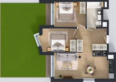 3 pokoje, mieszkanie 56,46 m², piętro 1, oferta nr II/83, Miasteczko Nova Fala 2, Gdynia, Cisowa, ul. Morska 254-262