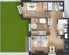 3 pokoje, mieszkanie 55,17 m², parter, oferta nr II/198, Miasteczko Nova Fala 2, Gdynia, Cisowa, ul. Morska 254-262