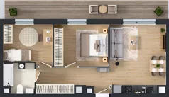 3 pokoje, mieszkanie 56,30 m², piętro 5, oferta nr II/257, Miasteczko Nova Fala 2, Gdynia, Cisowa, ul. Morska 254-262